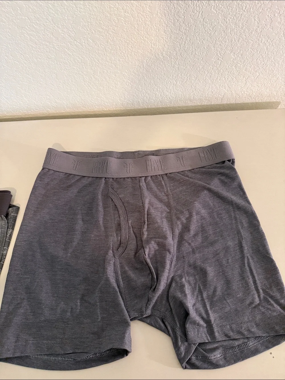 NWOT Frye 3-Pack Boxer Briefs in Black and Gray Tones